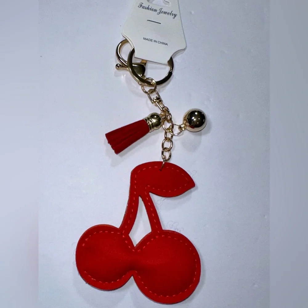 NWT‎ CHERRY keychain/purse charm - Picture 2 of 2